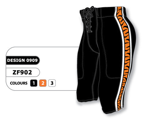 Athletic Knit Custom Sublimated Football Pant Design 0909 (ZF902-0909)